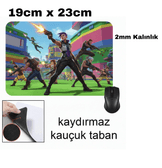 Kişiye özel baskı kaliteli dikdörtgen mousepad