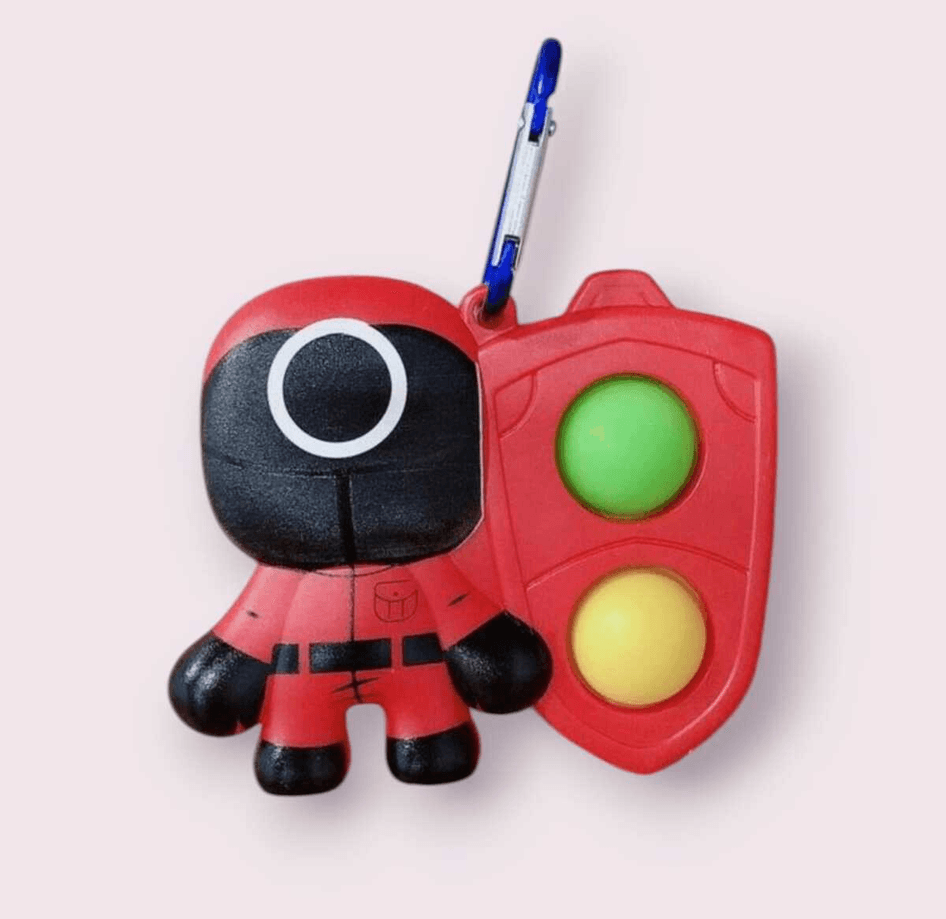 Squid game daire popit anahtarlık