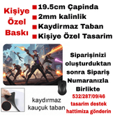 Kişiye özel baskı kaliteli dikdörtgen mousepad