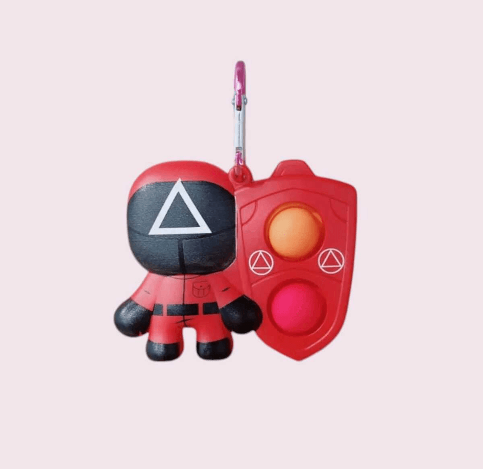 Squid game üçgen popit anahtarlık