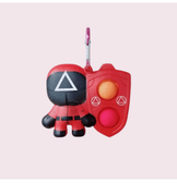 Squid game üçgen popit anahtarlık