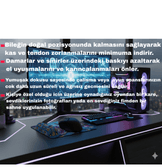 Kişiye özel baskı bilek destekli mouse pad
