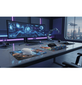 Kişiye özel baskı bilek destekli mouse pad