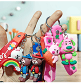 Sevimli tavşan  silikon lüks anahtarlık çanta aksesuar