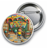 5 adet Okumayı Yazmayı Öğrendim erkek çocuk büyük boy iğneli rozet