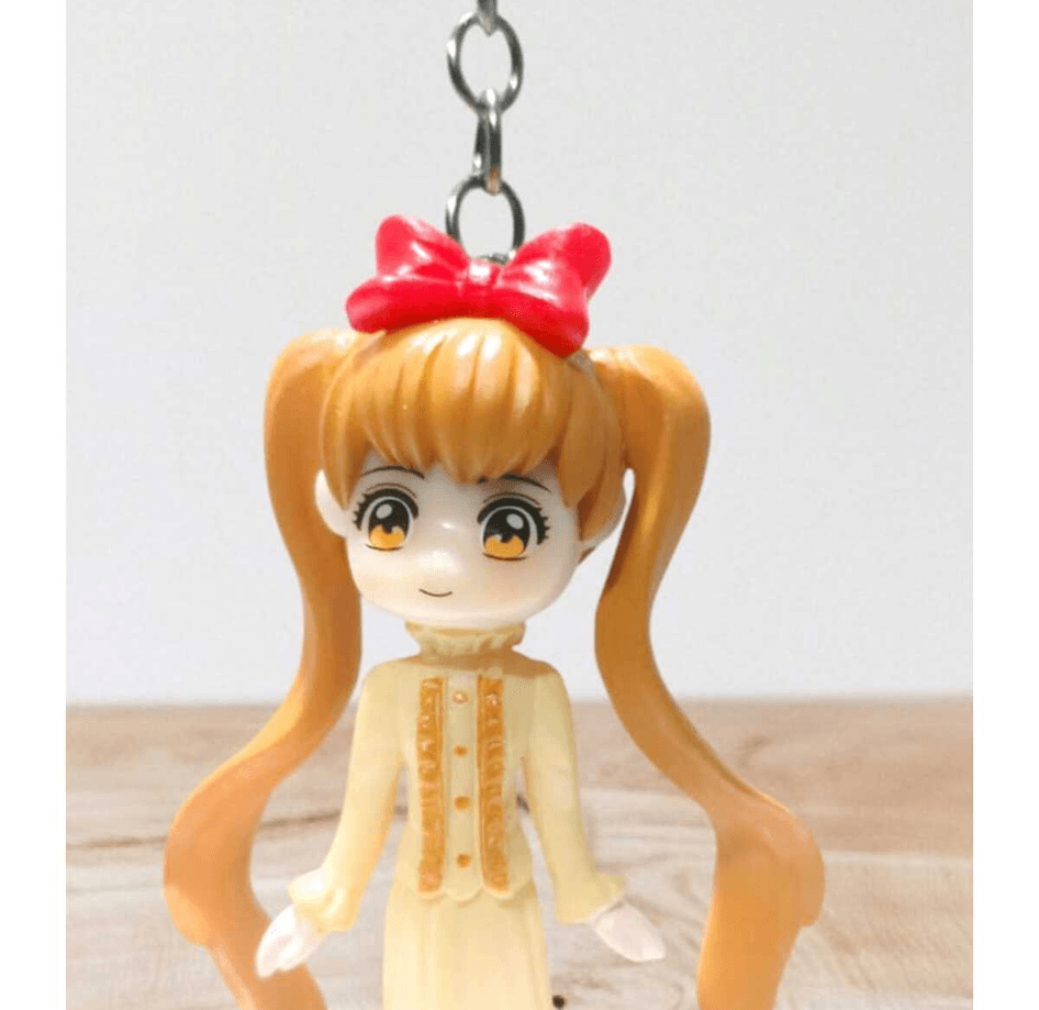 Anime silikon lüks anahtarlık çanta aksesuar