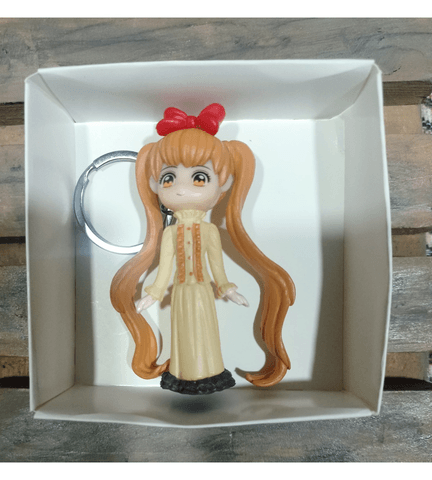 Anime silikon lüks anahtarlık çanta aksesuar