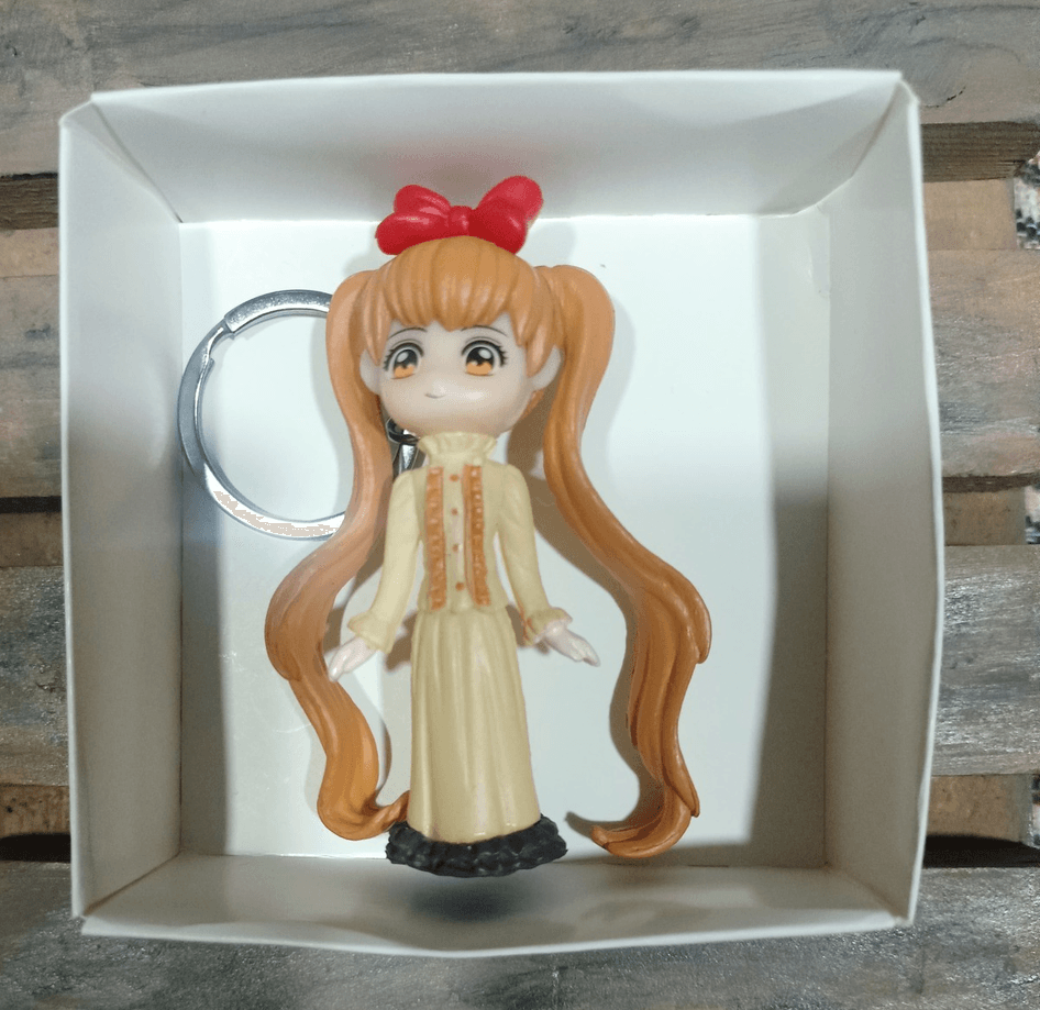 Anime silikon lüks anahtarlık çanta aksesuar