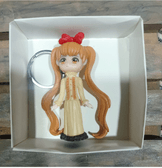 Anime silikon lüks anahtarlık çanta aksesuar