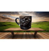 Moto racing motor tutkunlarına özel baskı porselen çay kahve fincanı