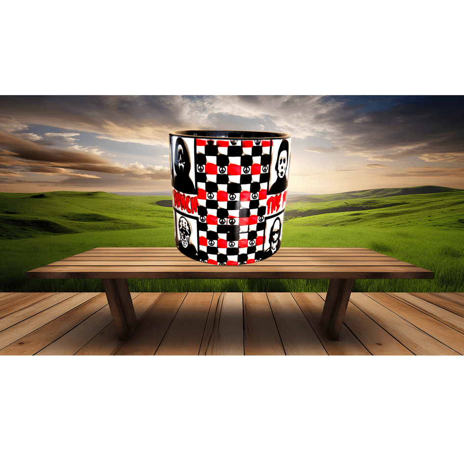 THE PSYCHO halloween baskı kahve çay fincanı porselen hediyelik