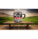 THE PSYCHO halloween baskı kahve çay fincanı porselen hediyelik