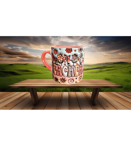 TEACHER öğretmen baskı kahve çay fincanı porselen hediyelik