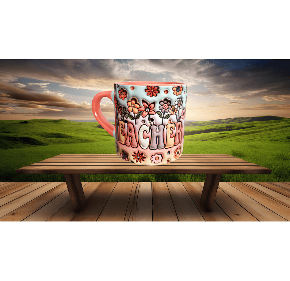 TEACHER öğretmen baskı kahve çay fincanı porselen hediyelik