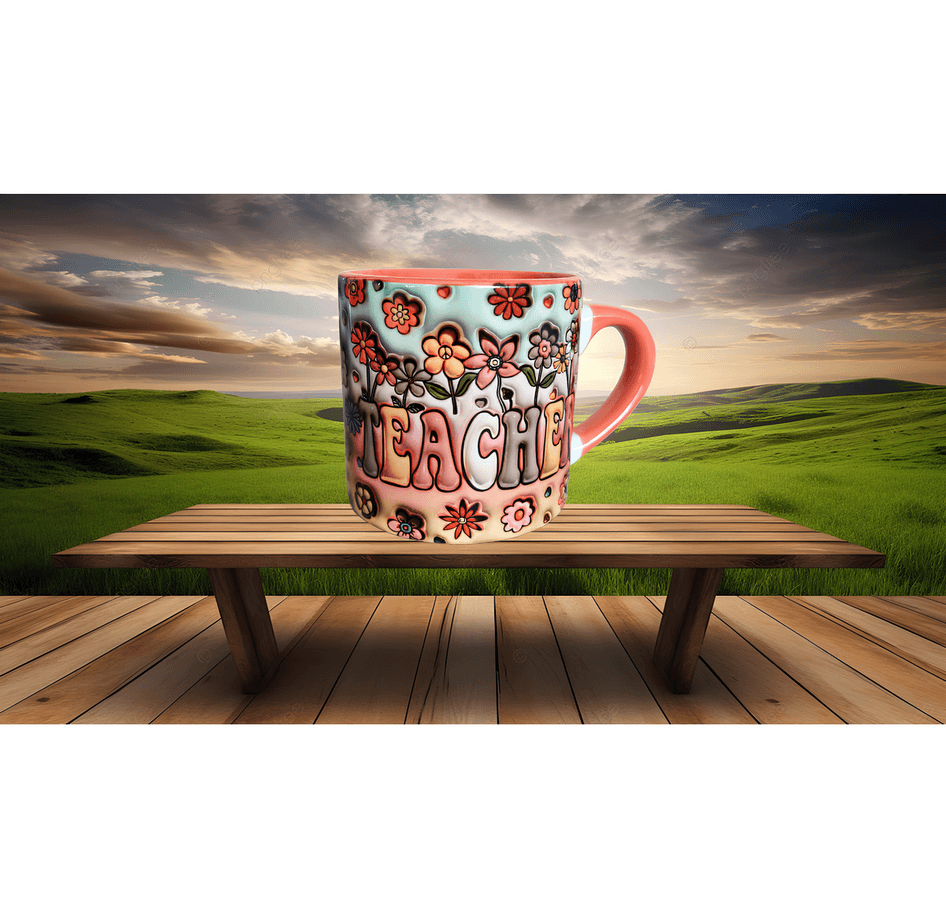 TEACHER öğretmen baskı kahve çay fincanı porselen hediyelik