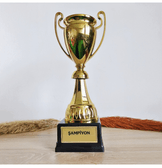 Kişiye özel Büyük boy XL şampiyon kupası ödül kupası