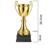 Kişiye özel Büyük boy XL şampiyon kupası ödül kupası