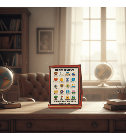 Benim babam, Baba ya özel, Babalar günü en anlamlı hediye, orta boy plaket