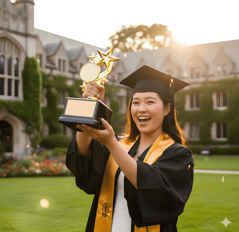 Kişiye özel orta boy ödül kupası