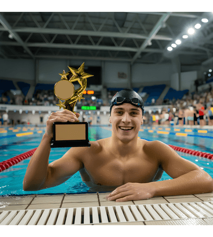 Kişiye özel orta boy ödül kupası