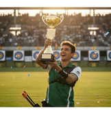 Kişiye özel baskı büyük boy 39cm ödül kupası