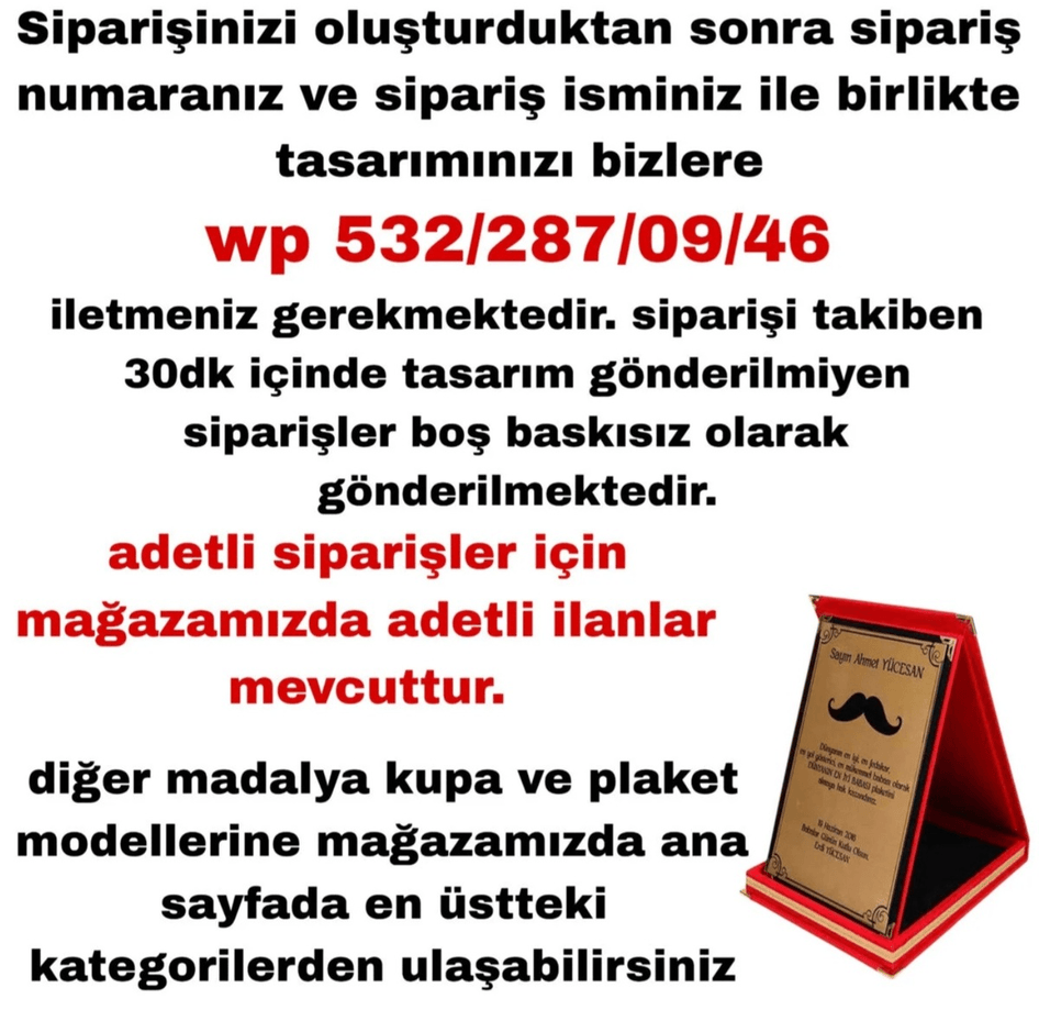 Kişiye özel 1 nci kalite kişiselleştirilebilir Sen tasarla Küçük BOY KIRMIZI KADİFE PLAKET