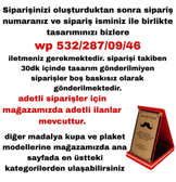 Kişiye özel 1 nci kalite kişiselleştirilebilir Sen tasarla Küçük BOY KIRMIZI KADİFE PLAKET