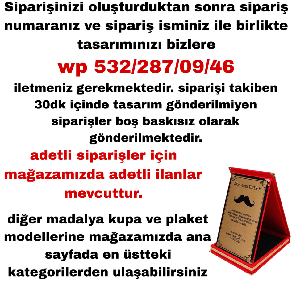 Kişiye özel 1 nci kalite kişiselleştirilebilir Sen tasarla BÜYÜK BOY KIRMIZI KADİFE PLAKET