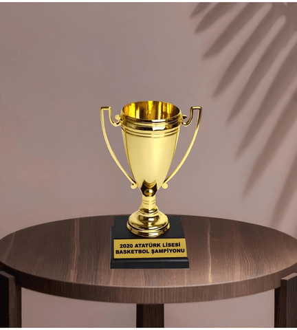 Kişiye özel Orta boy Sen tasarla kişiye özel şampiyon ödül kupası sevgiliye anneye arkadaşa hediye