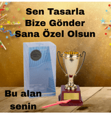 Kişiye özel Küçük boy Sen tasarla kişiye özel şampiyon ödül kupası sevgiliye anneye arkadaşa hediye