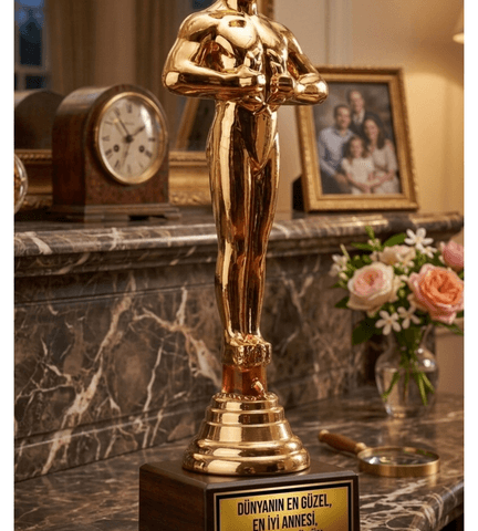 Kendin tasarla kişiye özel OSCAR ödül BÜYÜK BOY
