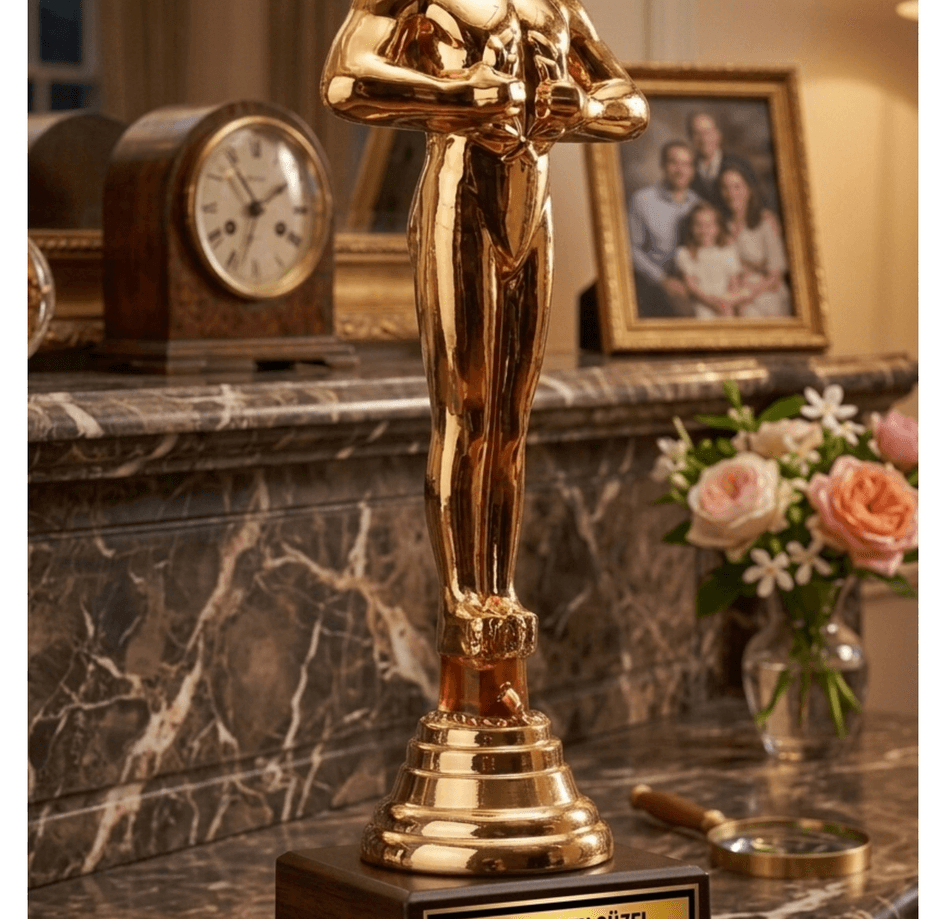 Kendin tasarla kişiye özel OSCAR ödül BÜYÜK BOY