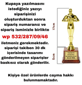 Sen tasarla kişiye özel OSCAR ödülü ORTA BOY