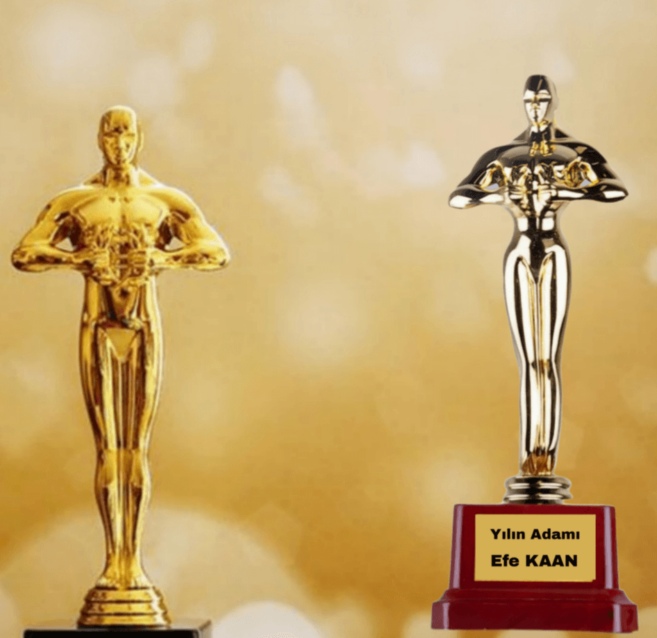Sen tasarla kişiye özel OSCAR ödülü ORTA BOY