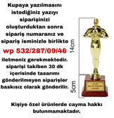 Kendin tasarla kişiye özel yılın OSCAR ödülü küçük boy