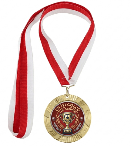 Kişiye özel büyük boy zgold renk altın madalya 1 adet