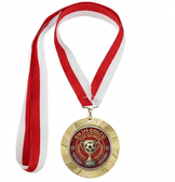 Kişiye özel büyük boy zgold renk altın madalya 1 adet