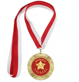 Kişiye özel büyük boy zgold renk altın madalya 1 adet