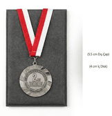 Kişiye özel Gümüş renk kaliteli madalya