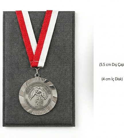 Kişiye özel Gümüş renk kaliteli madalya