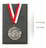Kişiye özel Gümüş renk kaliteli madalya