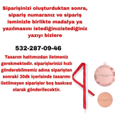 Kişiye özel Bronz renk kaliteli üçüncülük madalyası