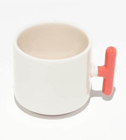 Kişiye özel Seramik Kulpu Pembe Çay / Kahve / Latte Fincanı