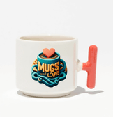 Kişiye özel Seramik Kulpu Pembe Çay / Kahve / Latte Fincanı