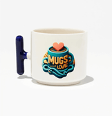 Kişiye özel Seramik Kulpu Lacivert Çay / Kahve / Latte Fincanı