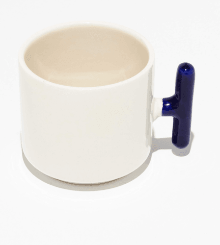 Kişiye özel Seramik Kulpu Lacivert Çay / Kahve / Latte Fincanı