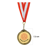 Kişiye özel büyük boy zeytin dalı gold renk altın madalya madaly