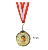 Kişiye özel büyük boy zeytin dalı gold renk altın madalya madaly