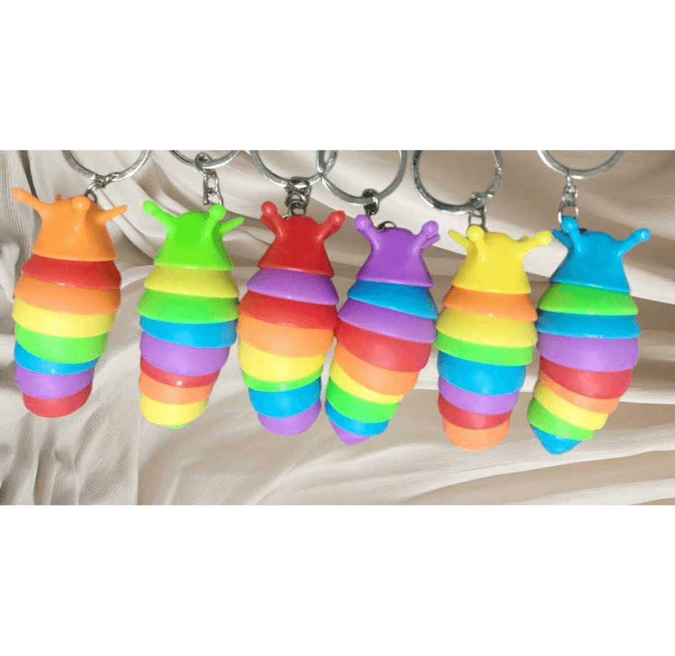 Sevimli salyangoz mavi plastik lüks anahtarlık çanta aksesuar