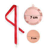 Kişiye özel büyük boy 7cm Bronz madalya